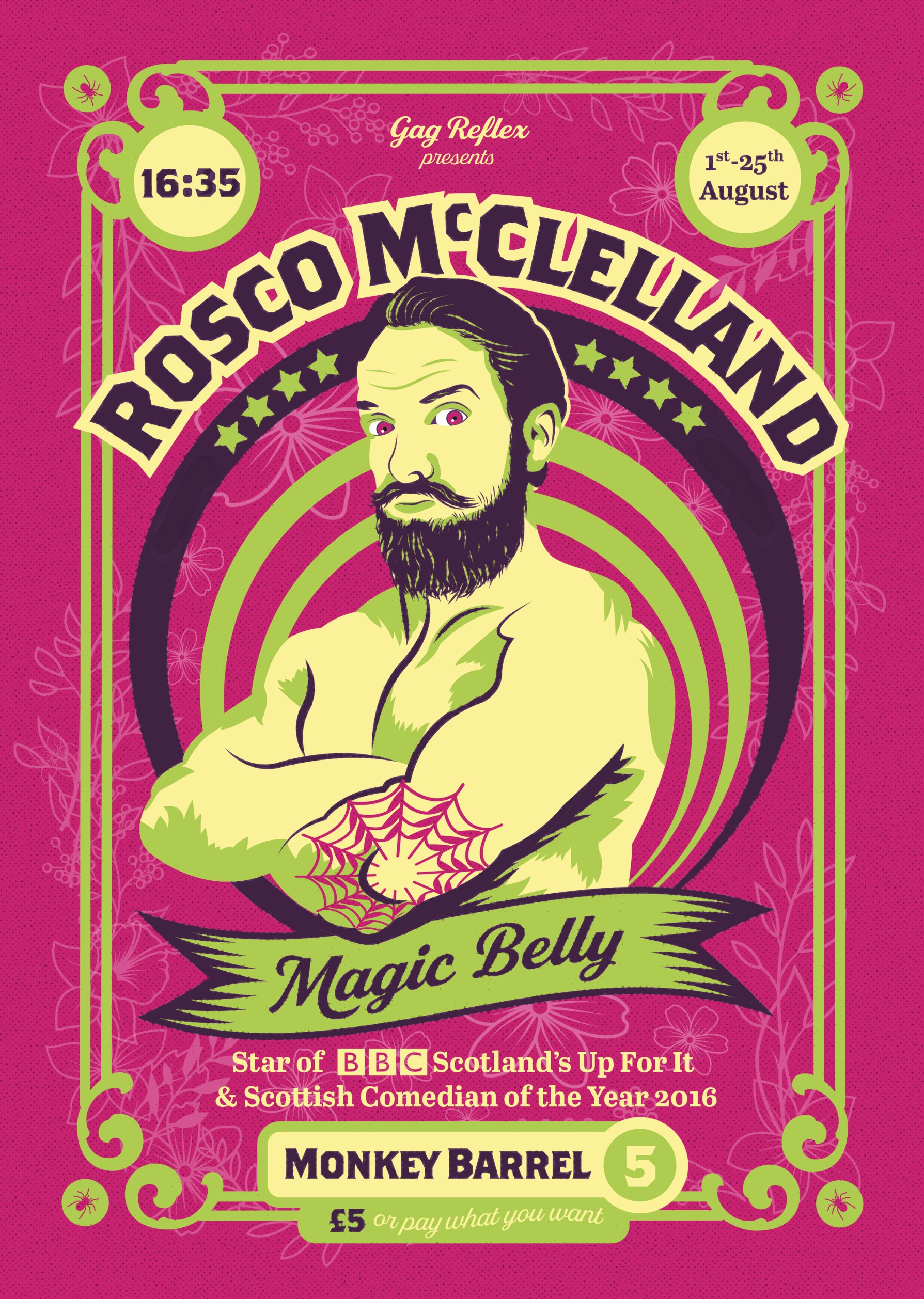 The poster for Rosco McClelland - Magic Belly