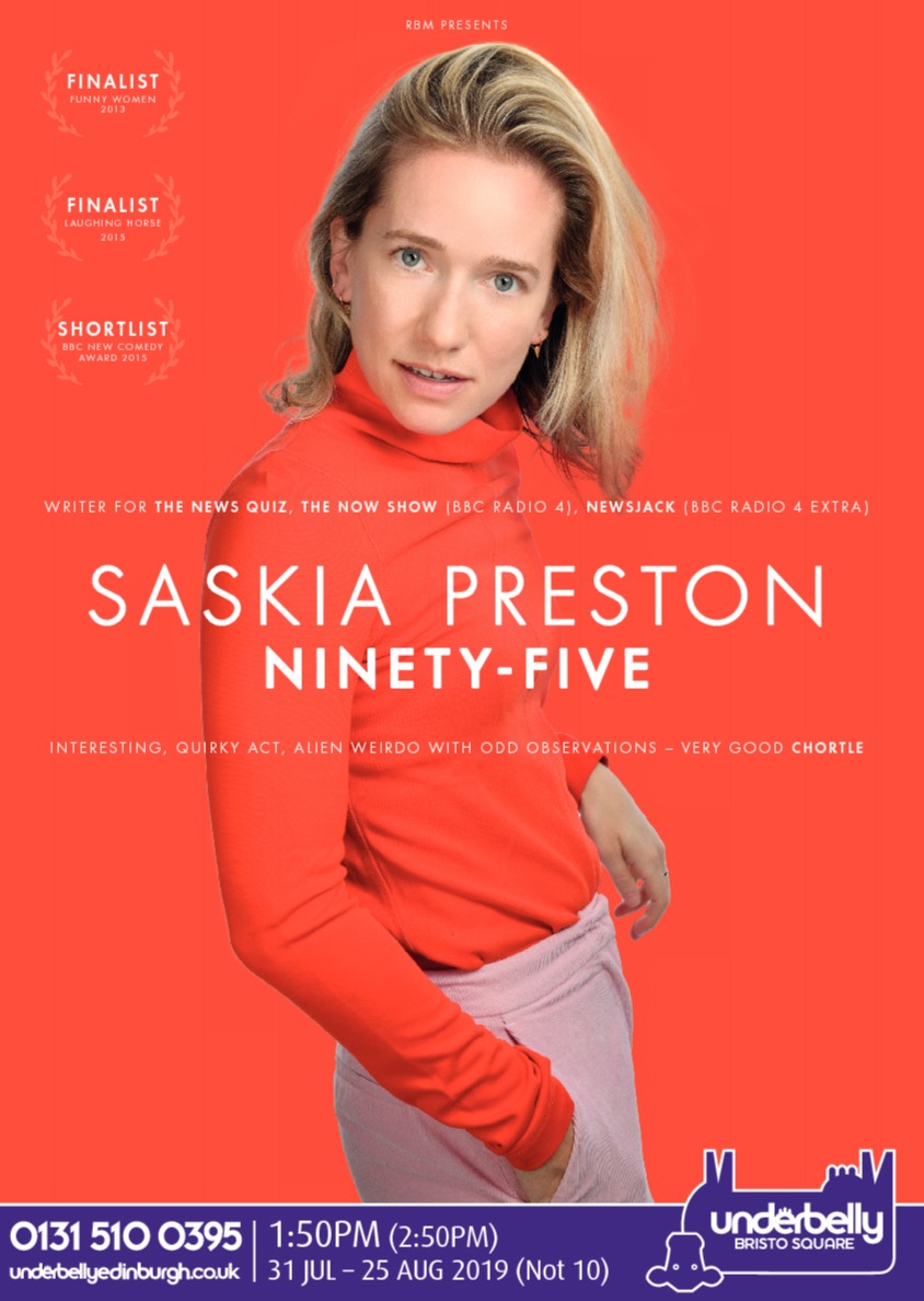 The poster for Saskia Preston: Ninety-Five