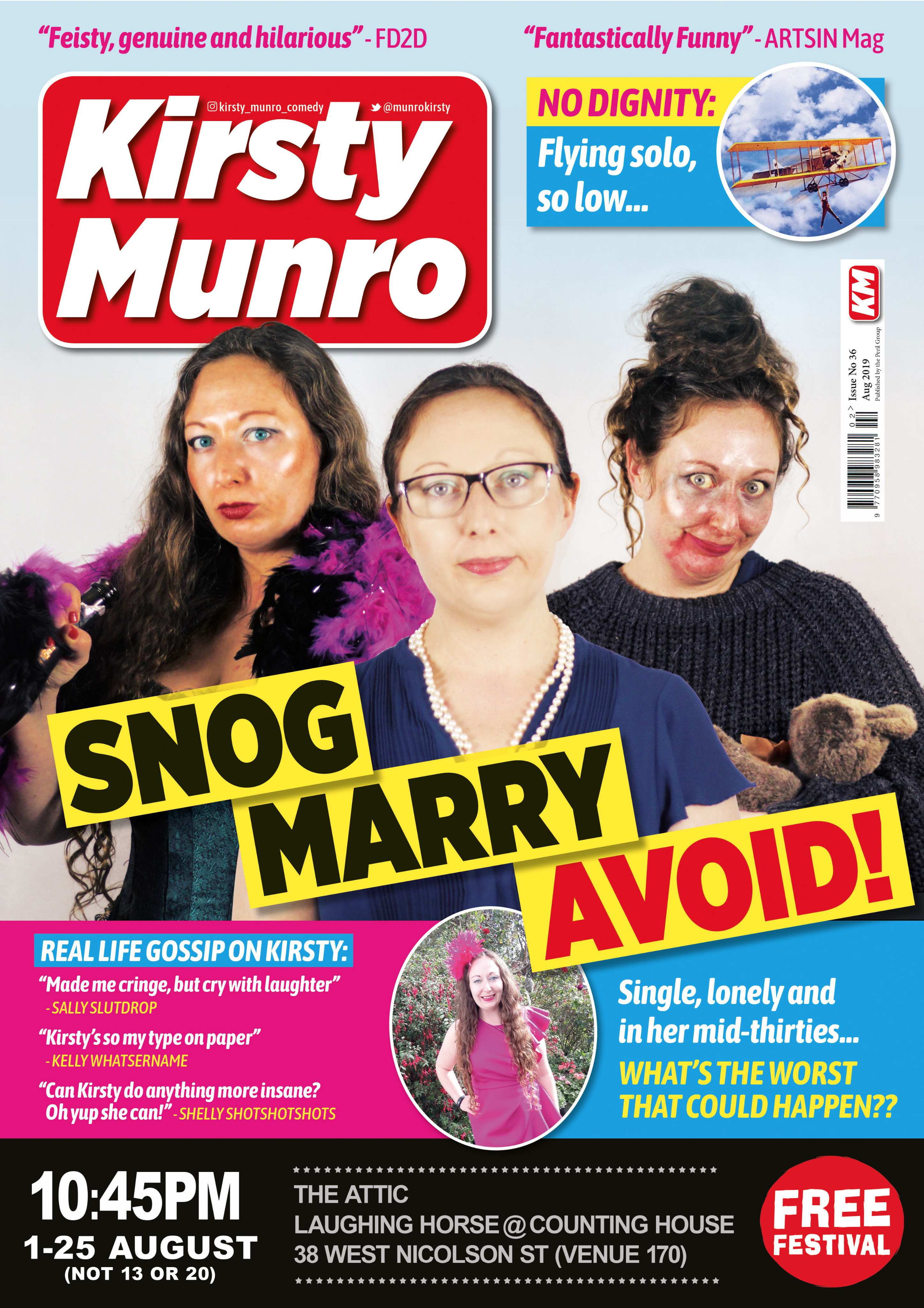 The poster for Snog Marry Avoid