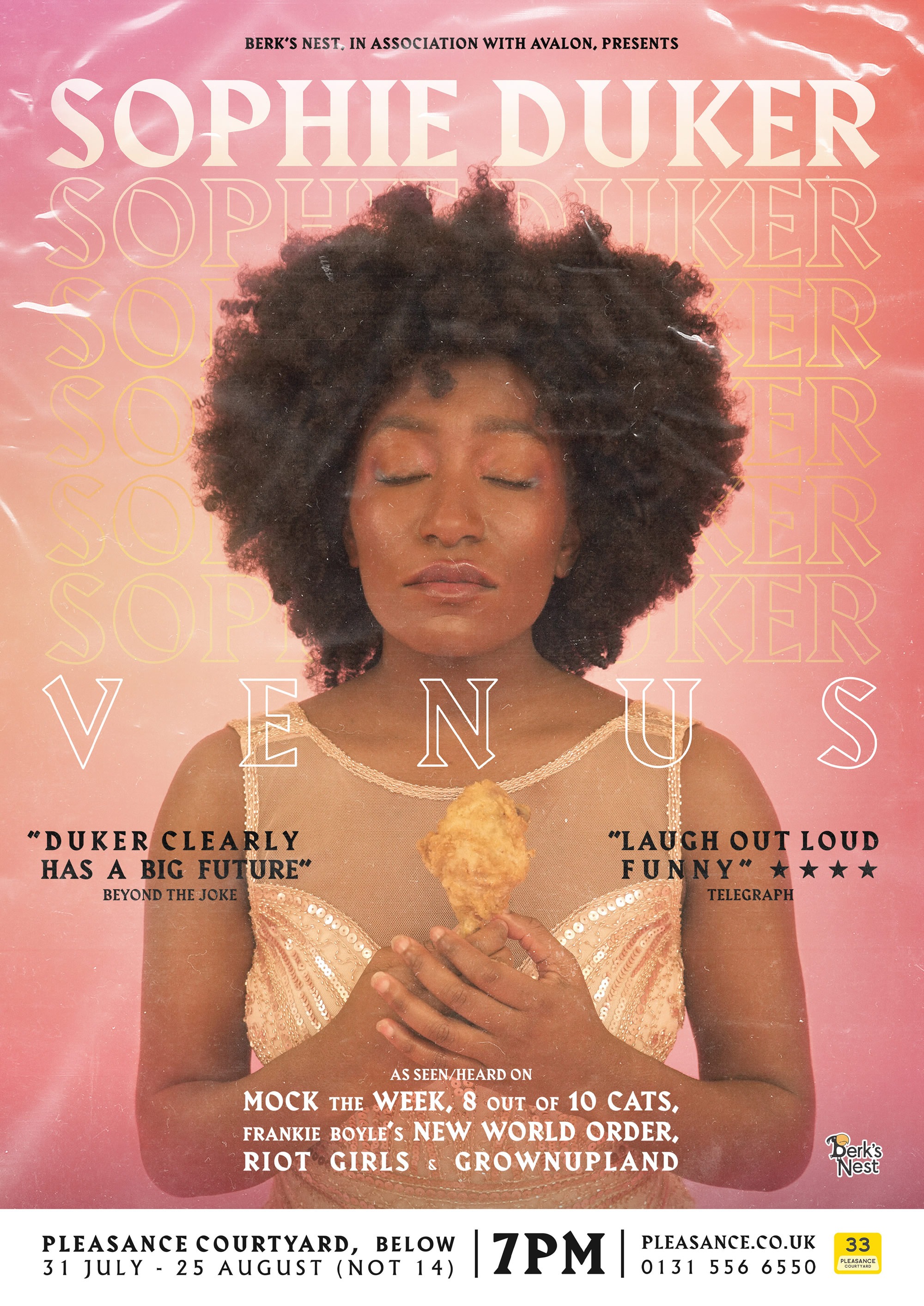 The poster for Sophie Duker: Venus