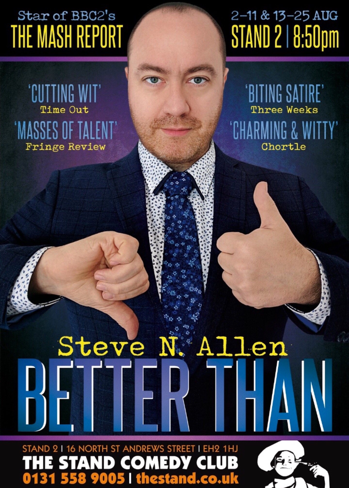 The poster for Steve N Allen: Better Than