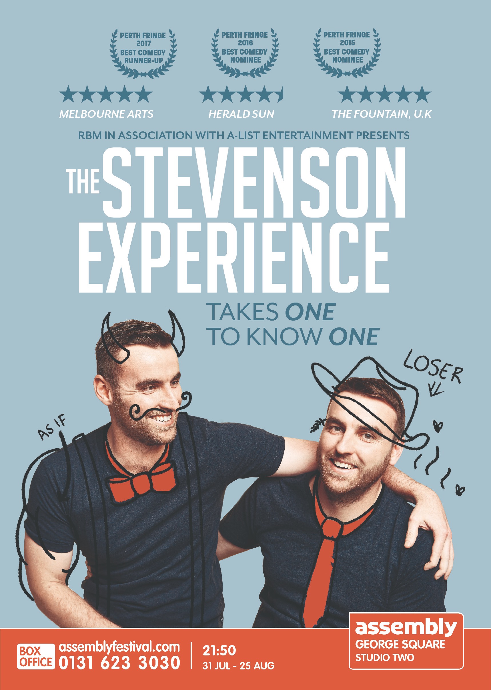 The poster for The Stevenson Experience: Takes One to Know One