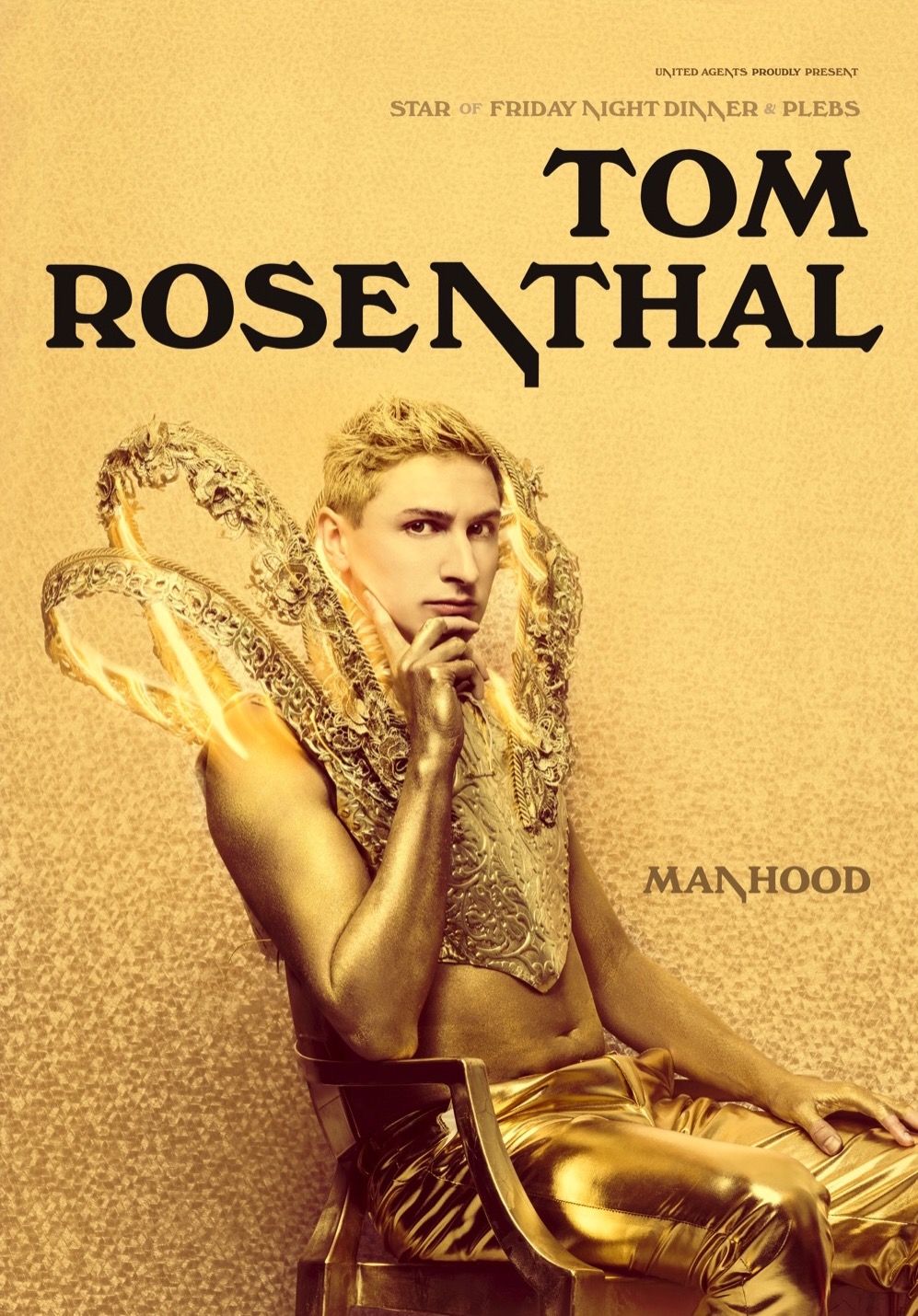 The poster for Tom Rosenthal: Manhood