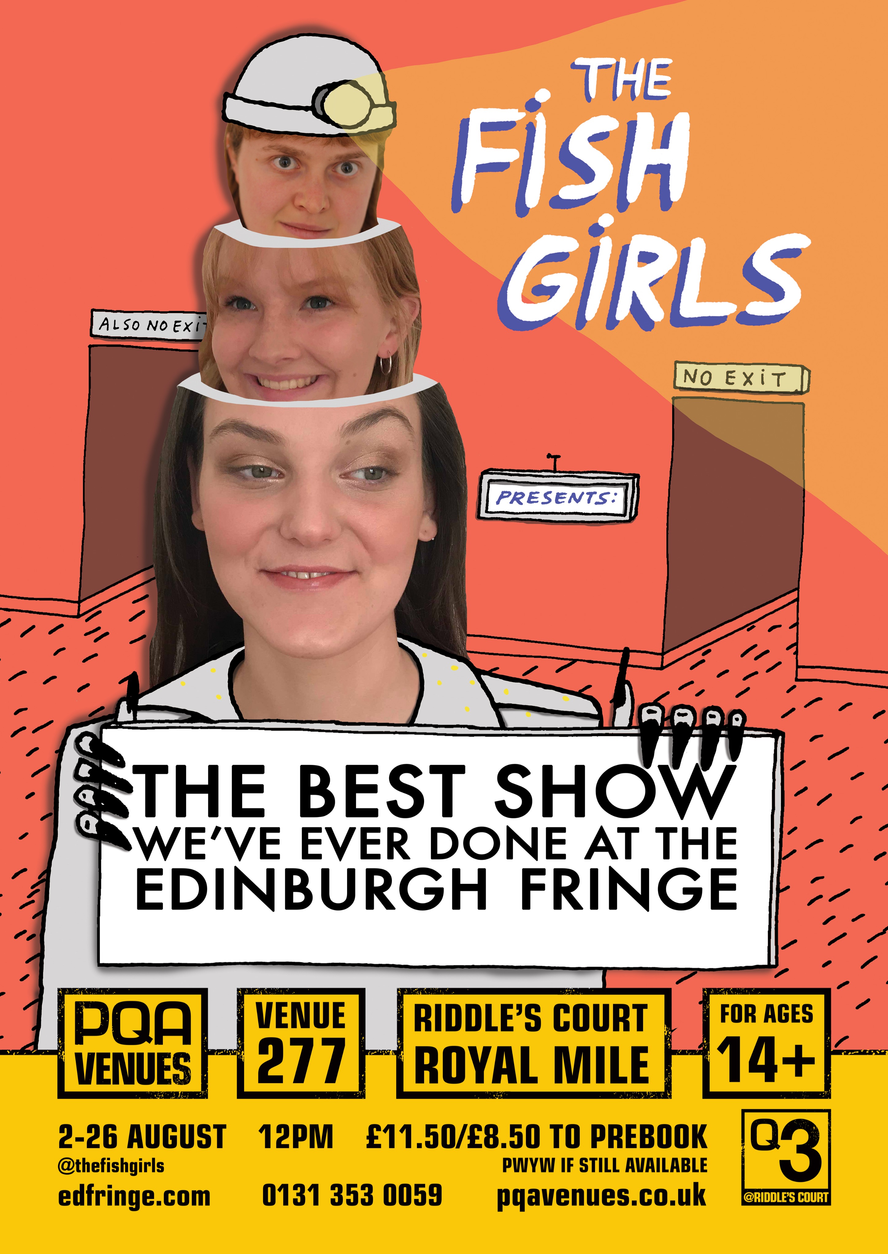 The poster for The Best Show We've Ever Done At The Edinburgh Fringe