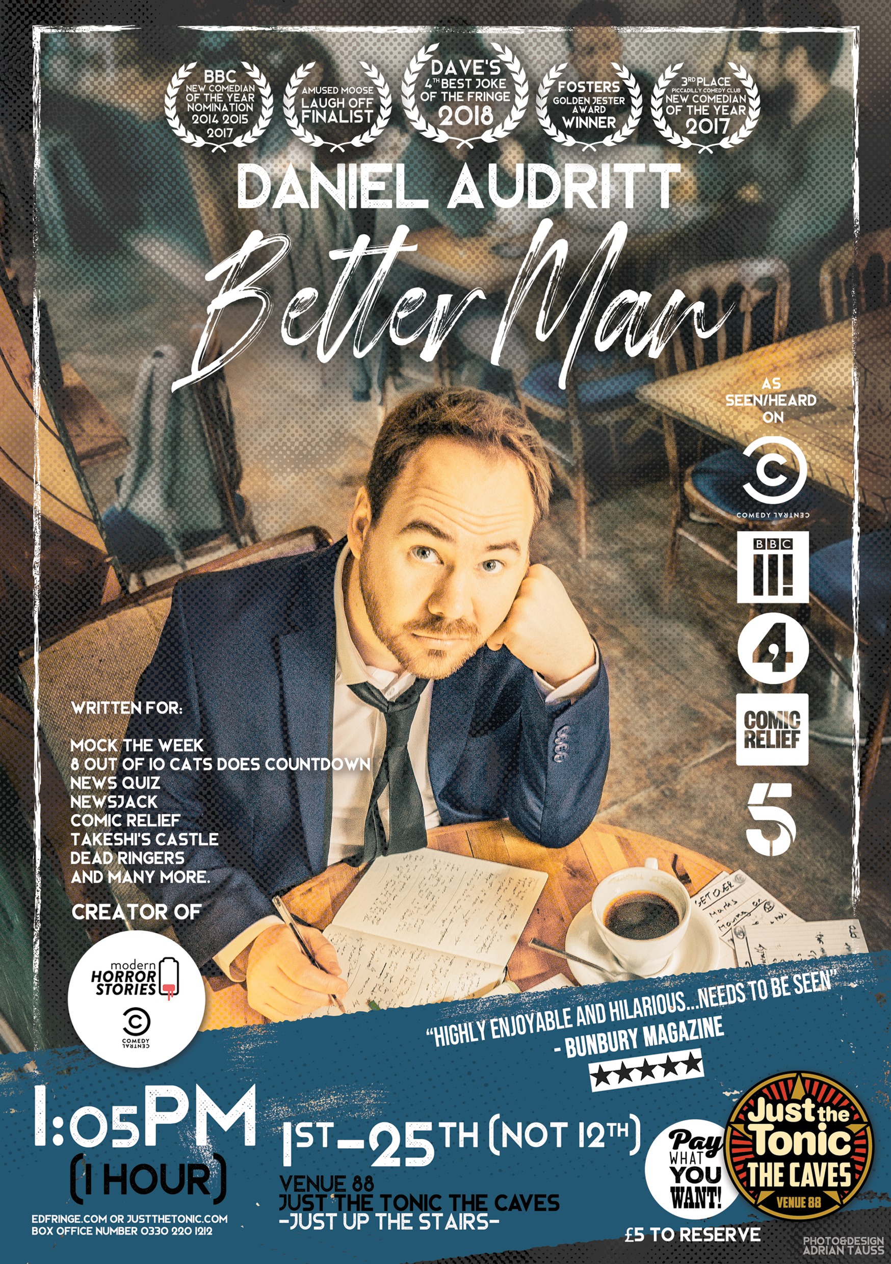 The poster for Daniel Audritt: Better Man
