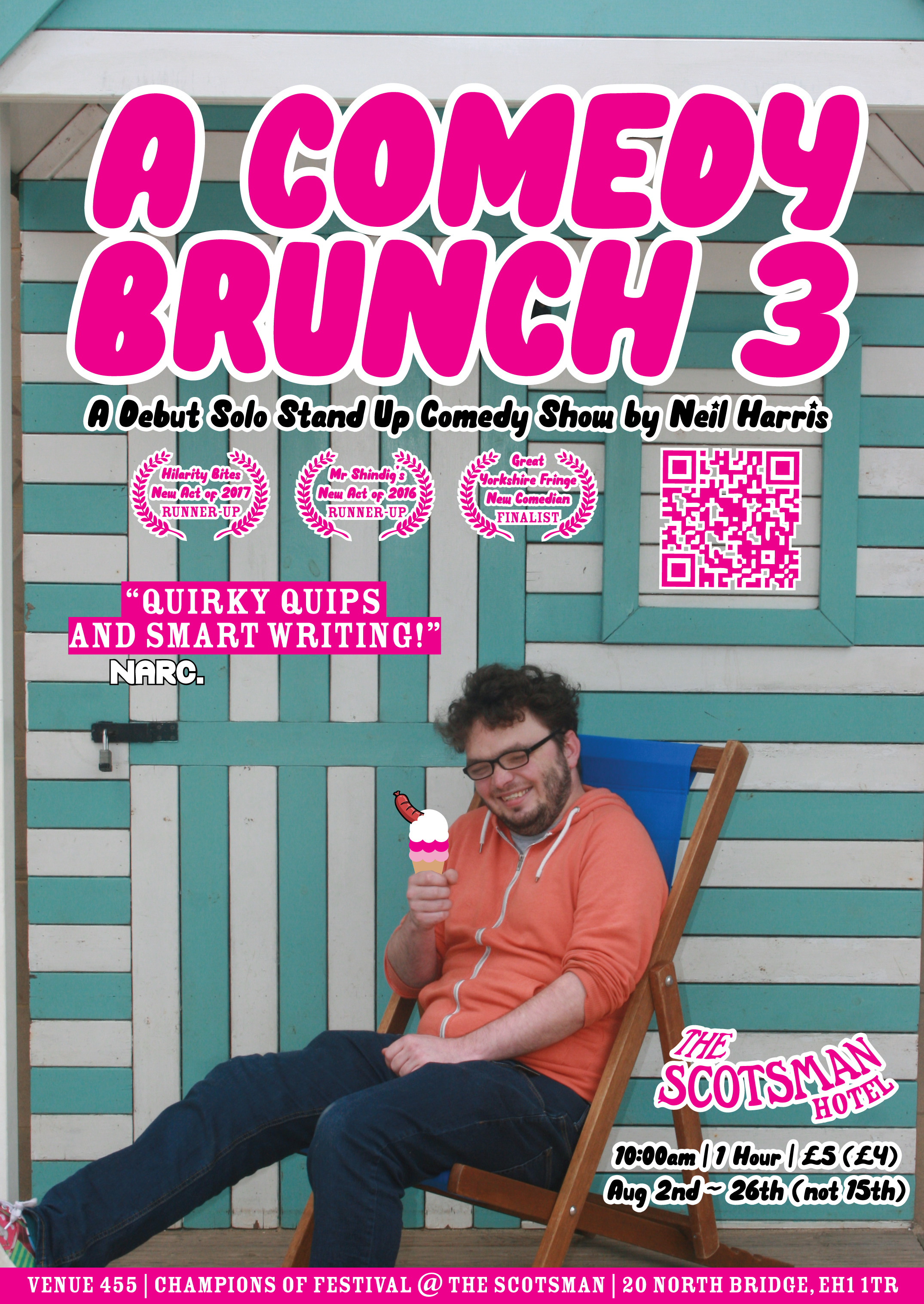 The poster for A Comedy Brunch 3
