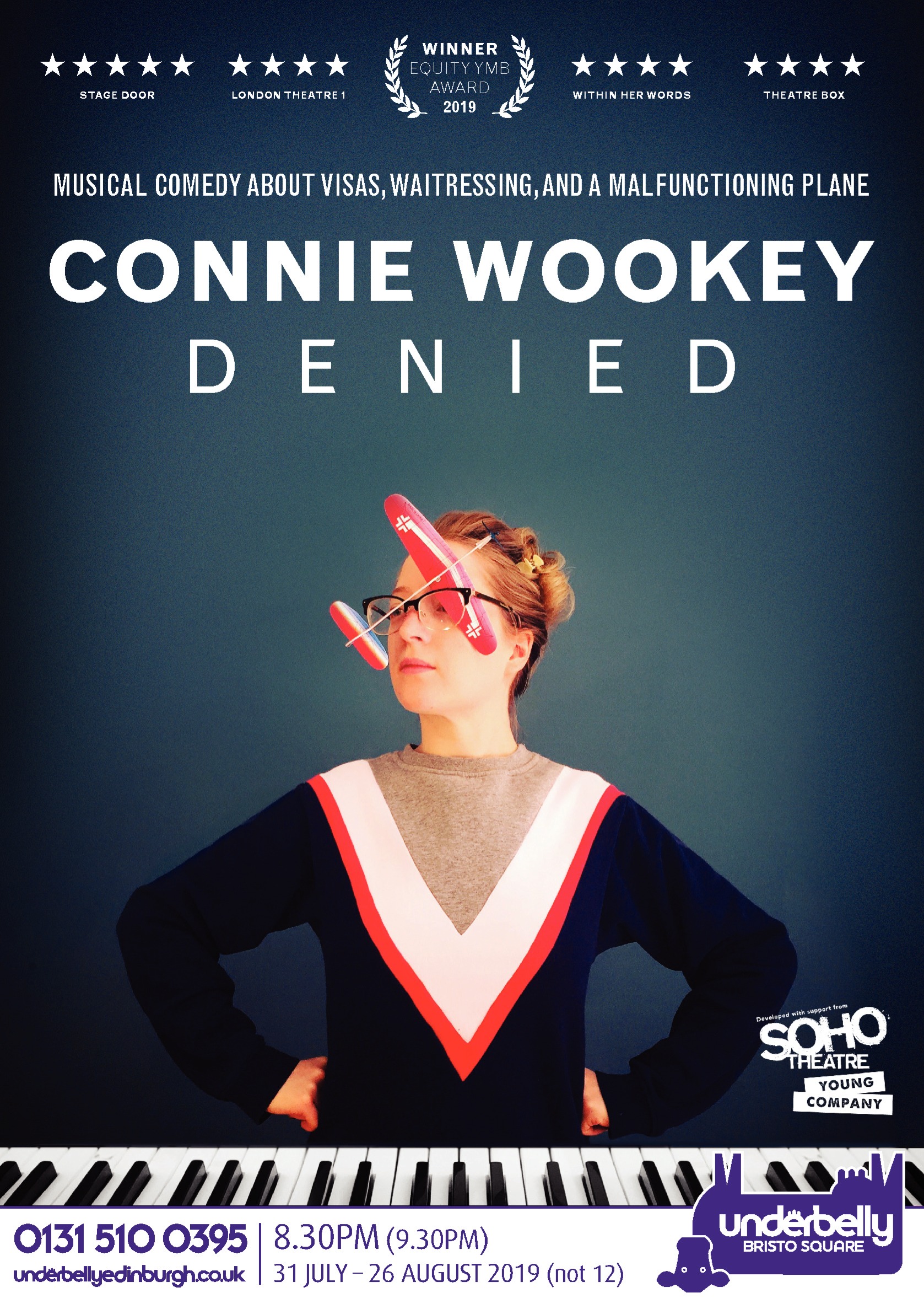 The poster for Connie Wookey: Denied