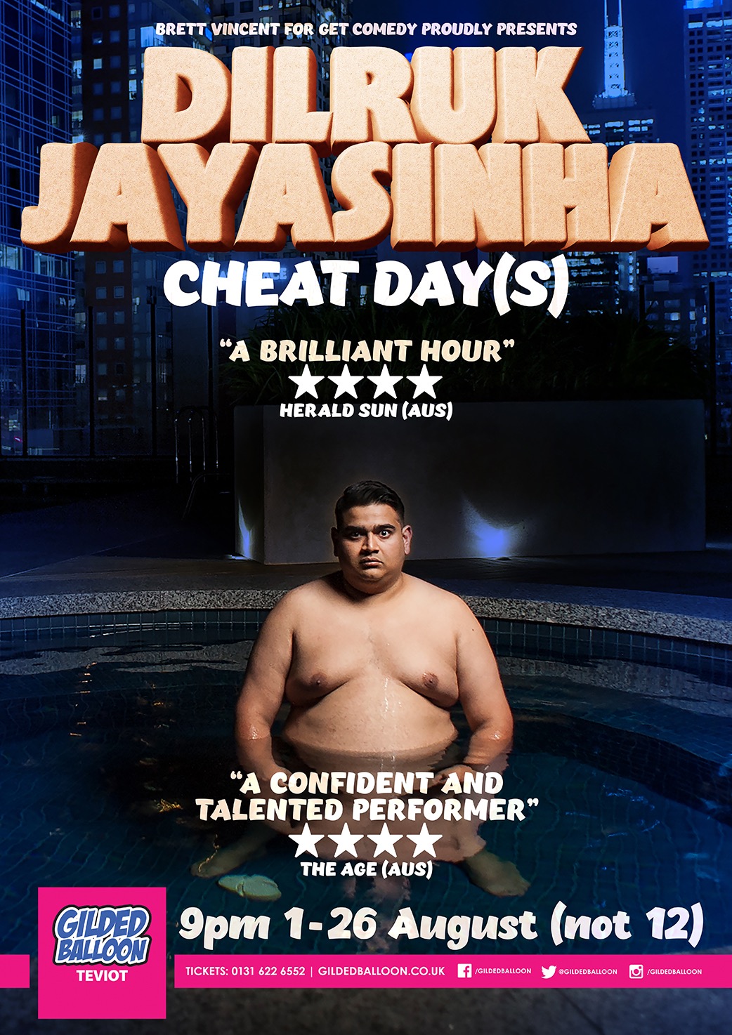 The poster for Dilruk Jayasinha: Cheat Day(s)