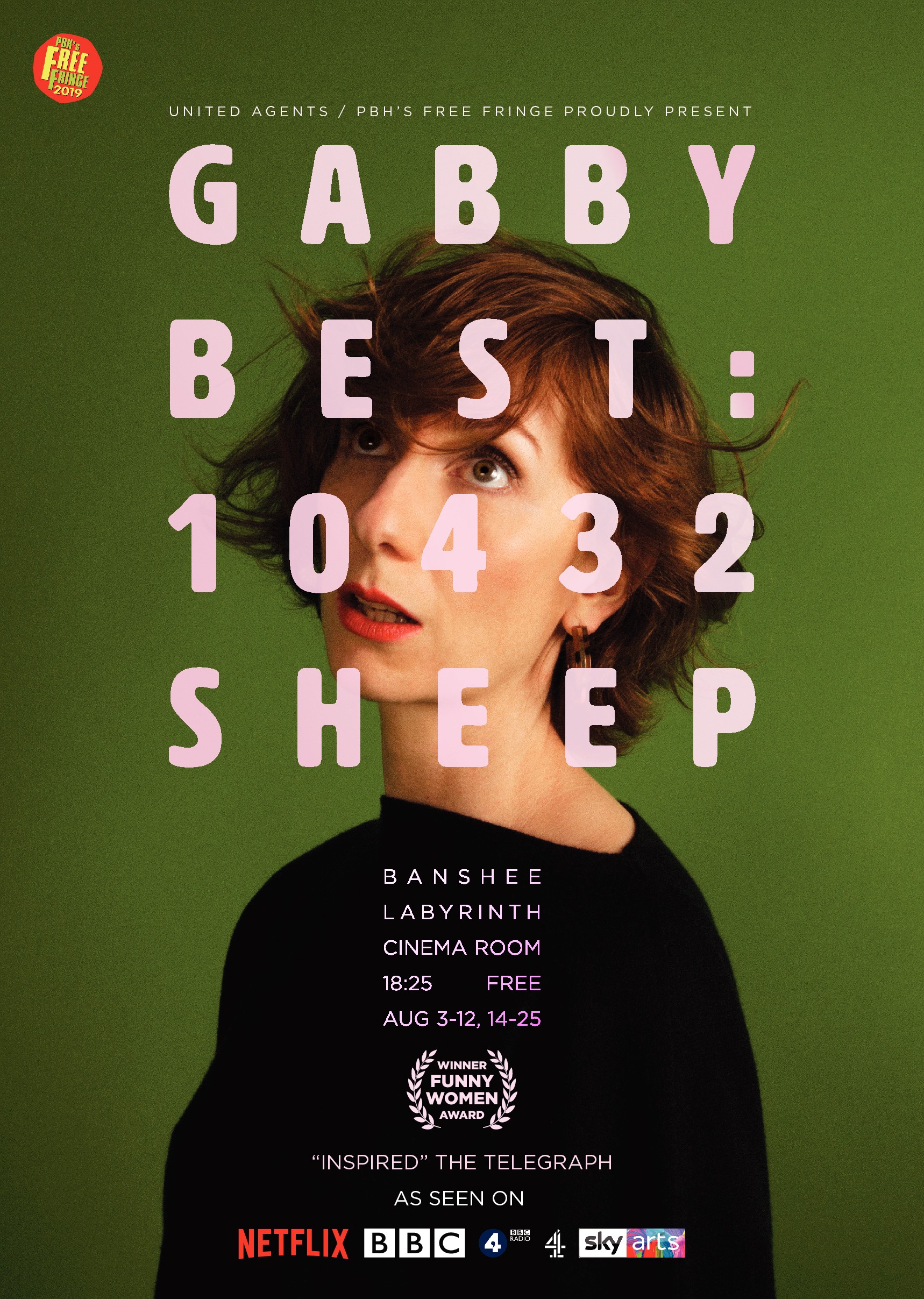 The poster for Gabby Best: 10,432 Sheep