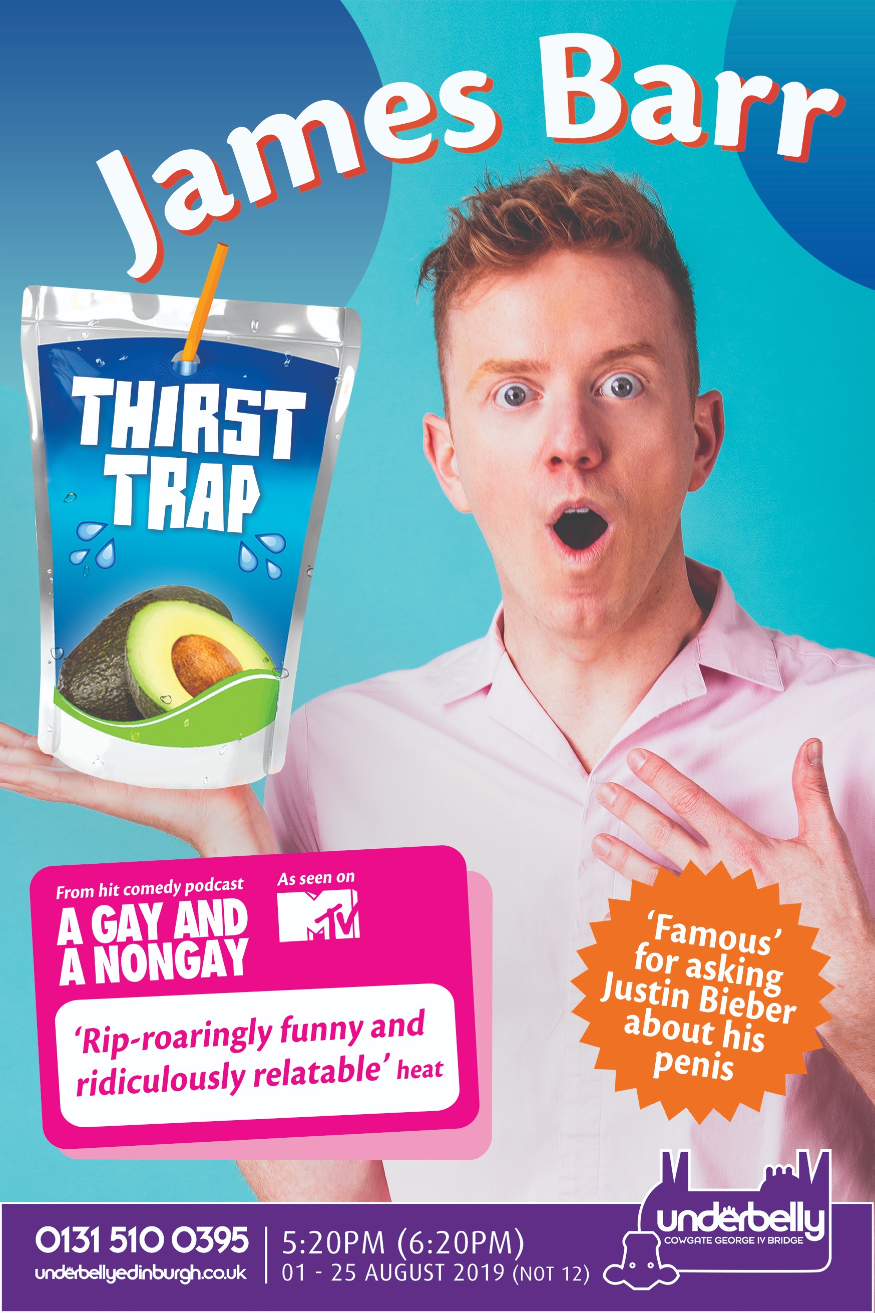 The poster for James Barr: Thirst Trap