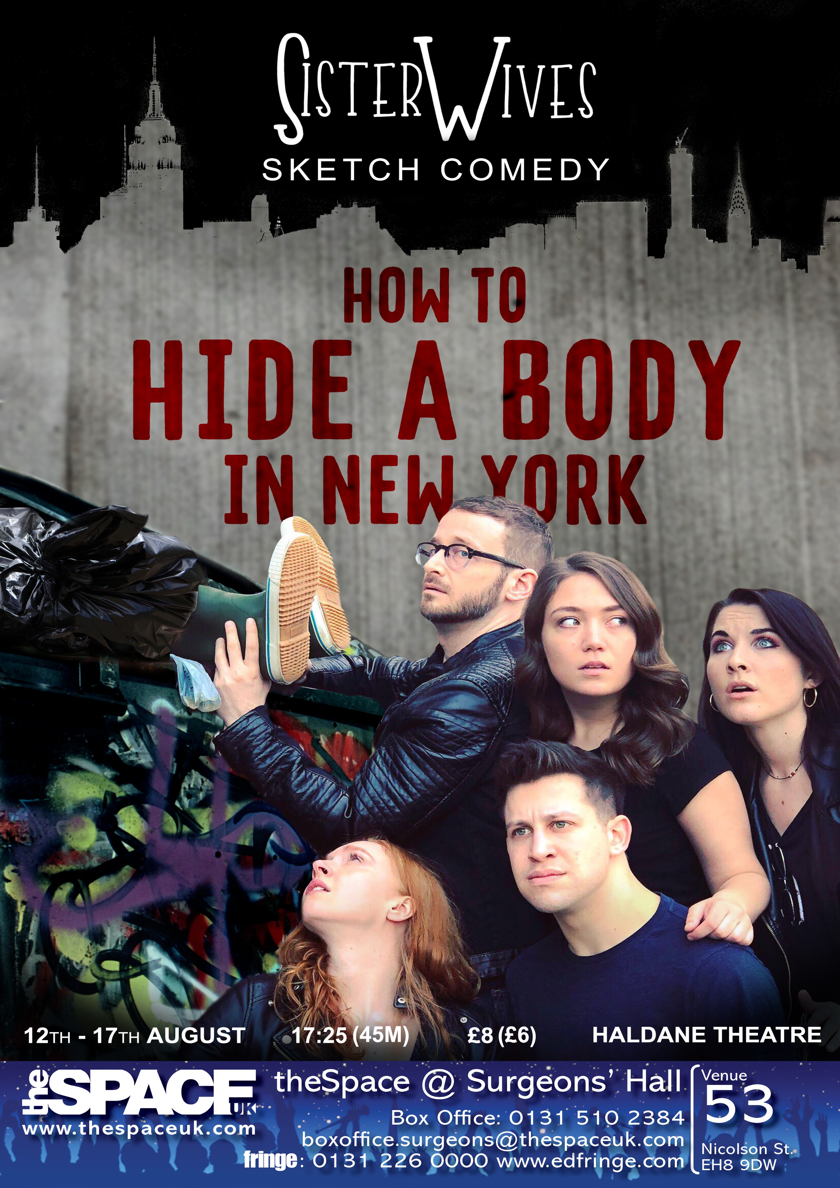 The poster for How to Hide a Body in New York