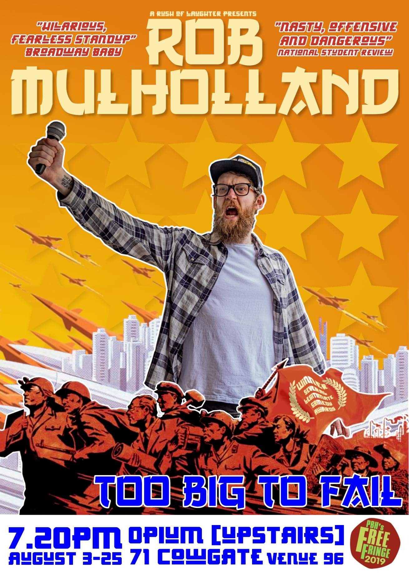 The poster for Rob Mulholland: Too Big To Fail