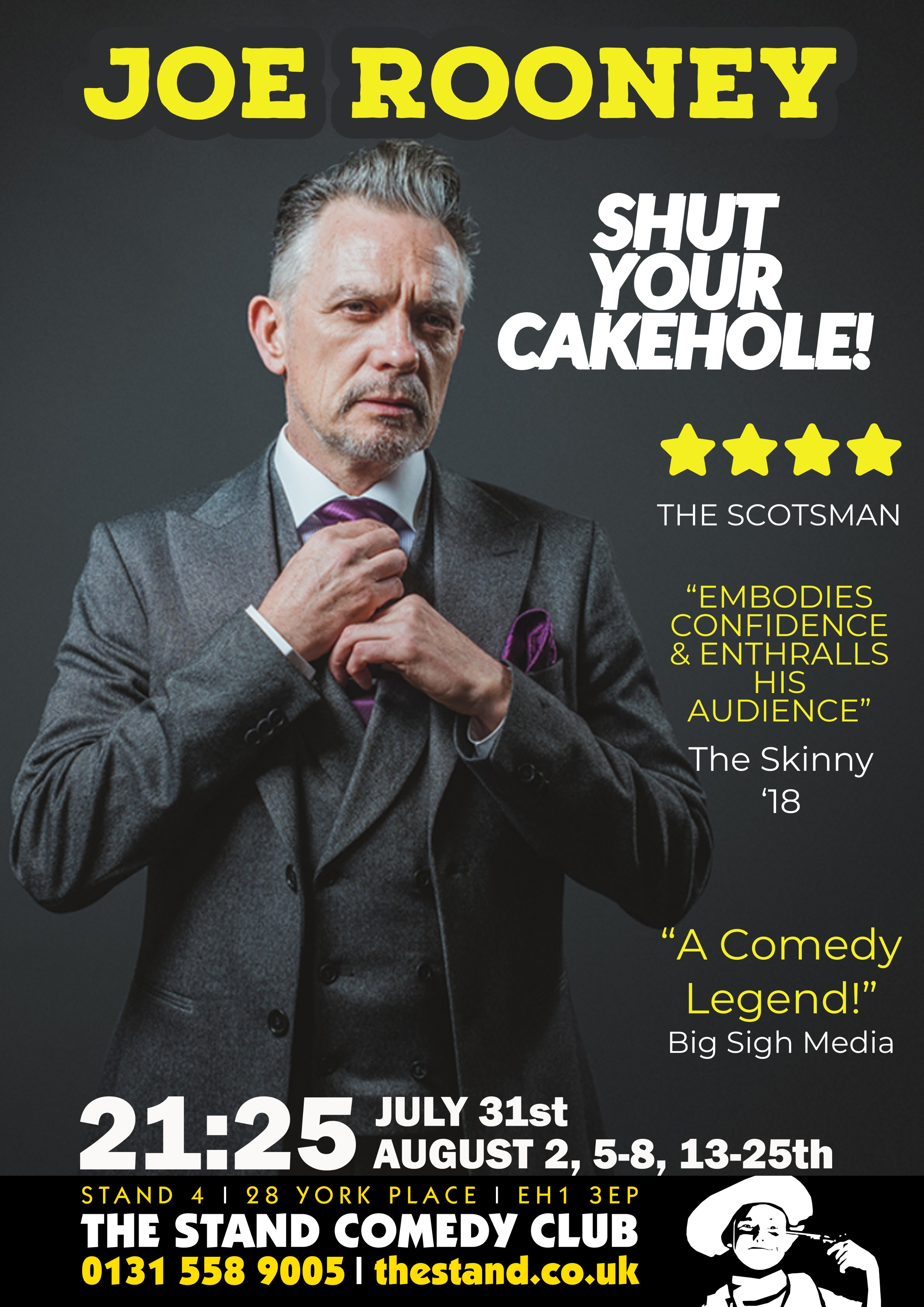 The poster for Joe Rooney: Shut Your Cakehole