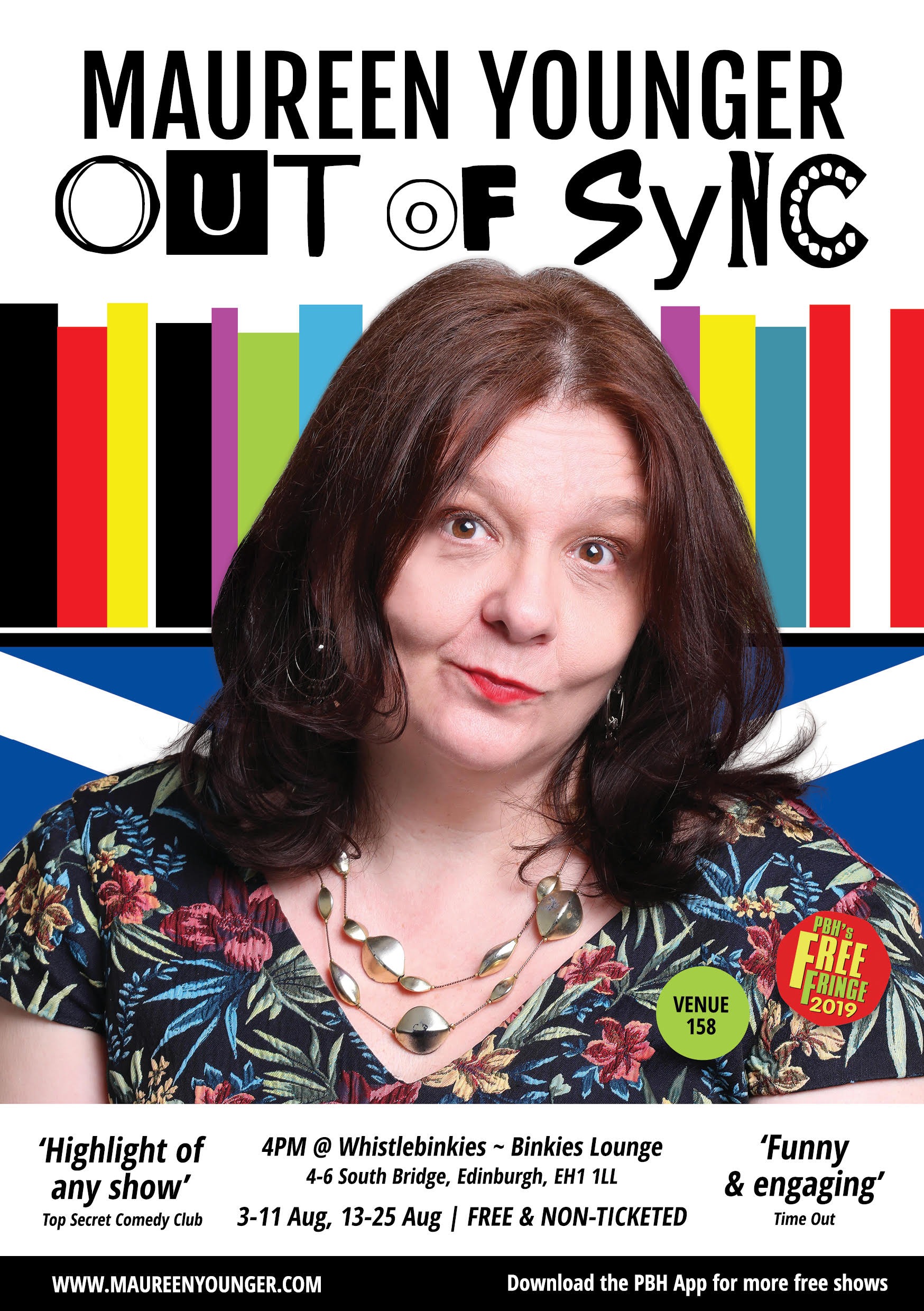 The poster for Maureen Younger: Out of Sync
