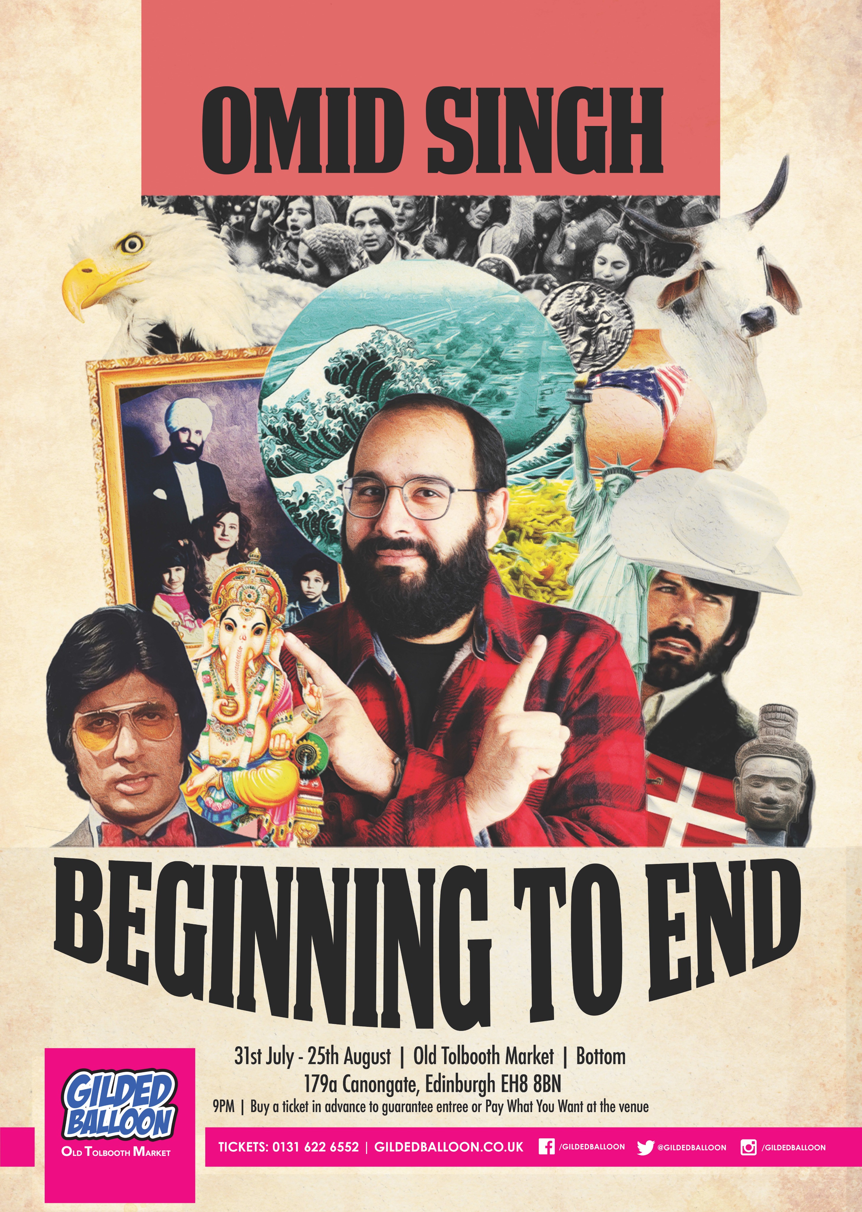The poster for Omid Singh: Beginning To End