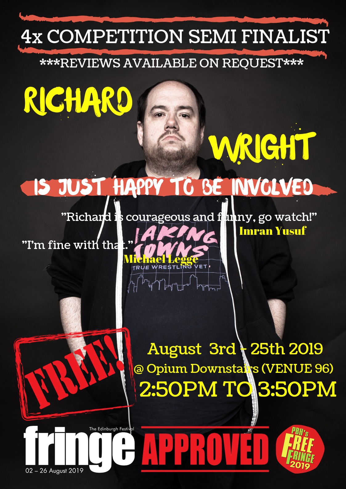 The poster for Richard Wright Is Just Happy To Be Involved