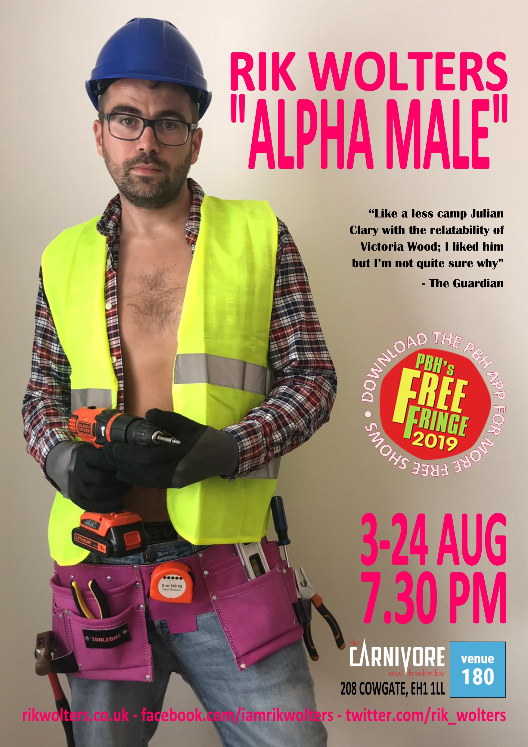 The poster for Rik Wolters - Alpha Male