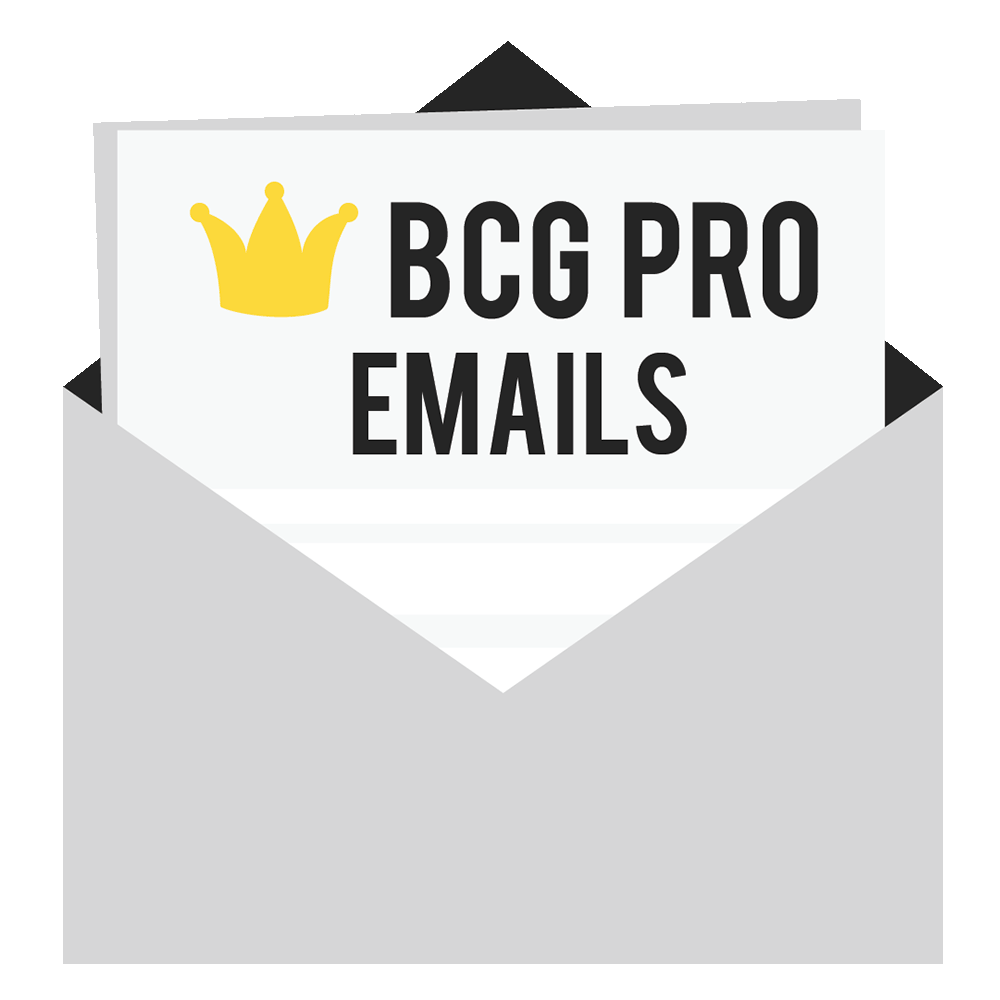 BCG Pro newsletter and email alerts