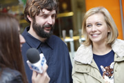 24 Hours To Go Broke. Image shows from L to R: Josh Widdicombe, Rachel Riley. Copyright: Renegade Pictures