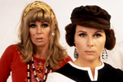 Absolutely Fabulous. Image shows from L to R: Patsy (Joanna Lumley), Edina (Jennifer Saunders). Copyright: Saunders And French Productions / BBC