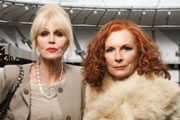 Absolutely Fabulous. Image shows from L to R: Patsy (Joanna Lumley), Edina (Jennifer Saunders). Copyright: Saunders And French Productions / BBC