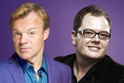 Image shows from L to R: Graham Norton, Alan Carr