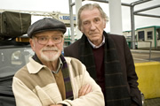 Albert's Memorial. Image shows from L to R: Harry (David Jason), Frank (David Warner). Copyright: Granada Productions