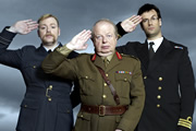 Argumental. Image shows from L to R: Rufus Hound, John Sergeant, Marcus Brigstocke. Copyright: Tiger Aspect Productions