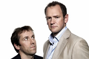 The Armstrong & Miller Show. Image shows from L to R: Ben Miller, Alexander Armstrong. Copyright: Hat Trick Productions / Toff Media