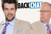 Backchat. Image shows from L to R: Jack Whitehall, Michael Whitehall