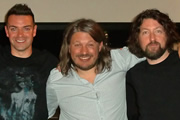 Bad Language. Image shows from L to R: Des Clarke, Richard Herring, Keith Farnan. Copyright: BBC