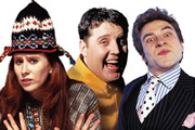 Barking. Image shows from L to R: Catherine Tate, Peter Kay, David Walliams