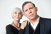 Barking In Essex. Image shows from L to R: Sheila Hancock, Lee Evans