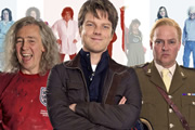 Bellamy's People. Image shows from L to R: Paul Whitehouse, Gary Bellamy (Rhys Thomas), Charlie Higson. Copyright: BBC