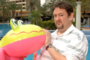 Benidorm. The Oracle (Johnny Vegas). Copyright: Tiger Aspect Productions