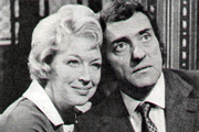 The Best Things In Life. Image shows from L to R: Mabel Pollard (June Whitfield), Alfred Wilcox (Harry H. Corbett). Copyright: Associated Television