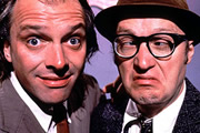 Bottom. Image shows from L to R: Richie Richard (Rik Mayall), Eddie Hitler (Adrian Edmondson). Copyright: BBC