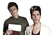 Unzipped. Image shows from L to R: Greg James, Russell Kane. Copyright: Talkback