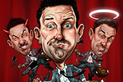 Lee Mack caricature