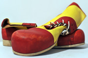 Charlie Caroli's clown shoes