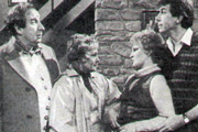 Chintz. Image shows from L to R: Fred Nelson (Christopher Benjamin), Dottie Nelson (Dilys Laye), Kate Carter (Michele Dotrice), Richard Carter (Richard Easton). Copyright: Granada Television