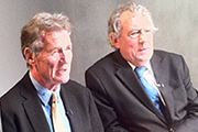 The Complete And Utter History Of Britain. Image shows from L to R: Michael Palin, Terry Jones. Copyright: London Weekend Television