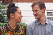 Conlang Of Love. Image shows from L to R: Frances (Oona Chaplin), Gethin (Paul Heath). Copyright: BBC