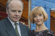 The Cruise. Image shows from L to R: Andy (Jason Watkins), Jacky (Jane Horrocks). Copyright: Emu Films