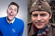 Image shows from L to R: Blake Harrison, Ian Lavender