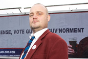 The Pub Landlord v Nigel Farage: The Battle For South Thanet. The Pub Landlord (Al Murray). Copyright: Liberty Bell