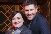 Don't Drop The Baton. Image shows from L to R: Susan Calman, Mark Nelson. Copyright: BBC