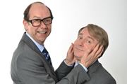 Eric & Little Ern. Image shows from L to R: Jonty Stephens, Ian Ashpitel