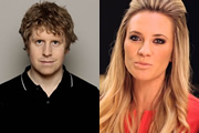 Image shows from L to R: Josh Widdicombe, Georgie Ainslie