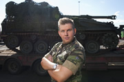 Gary: Tank Commander. Gary McLintoch (Greg McHugh). Copyright: The Comedy Unit